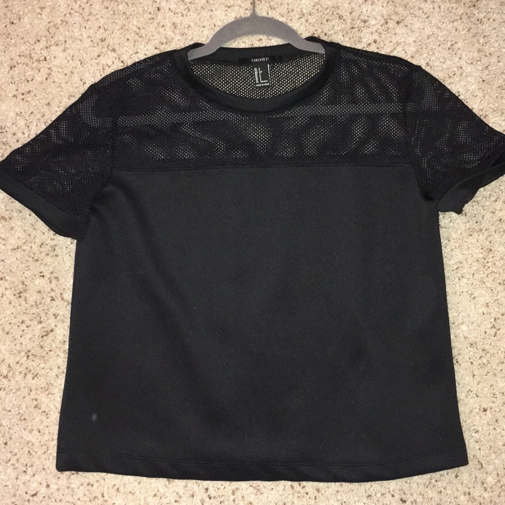 like new condition mesh top shirt